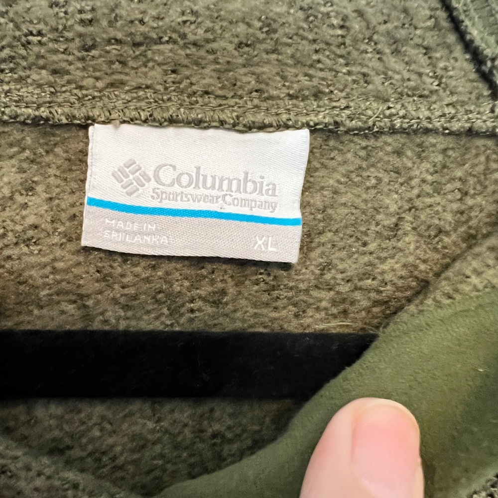Columbia Forest Green Textured Hoodie - Picture 4 of 8